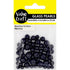 Black Colour Glass Pearl Beads
